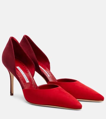 Escarpins Taylerbinu 90 en daim | Manolo Blahnik