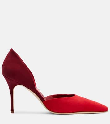 Escarpins Taylerbinu 90 en daim | Manolo Blahnik