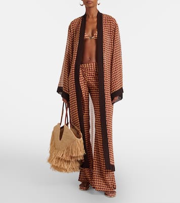 Bowie printed straight pants | Bananhot