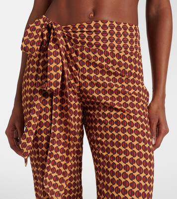 Bowie printed straight pants | Bananhot