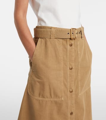 Jupe midi en denim | Moncler