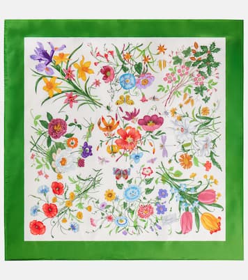 Pañuelo de seda floral | Gucci