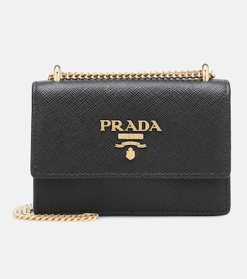 Borsa a tracolla Micro in pelle | Prada