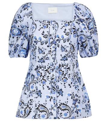 Top Inez aus Baumwollpopeline | Erdem