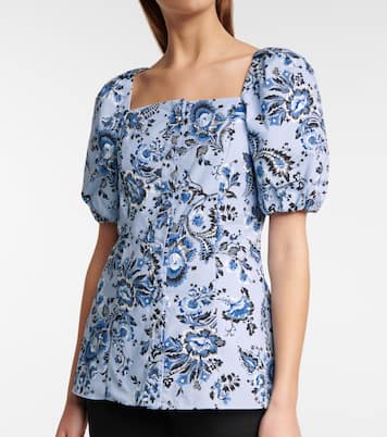 Top Inez aus Baumwollpopeline | Erdem