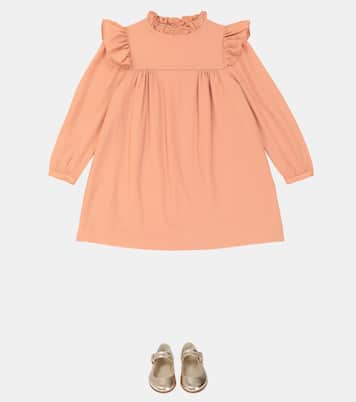 Ruffled wool dress | Bonpoint