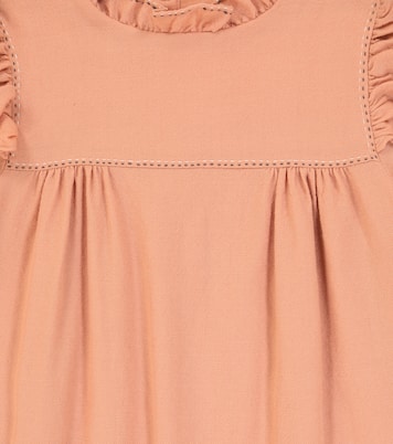 Ruffled wool dress | Bonpoint