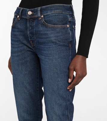 Asher mid-rise cropped slim jeans | 7 For All Mankind