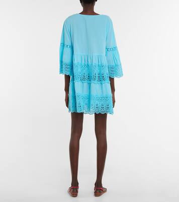 Vanessa embroidered cotton kaftan | Melissa Odabash