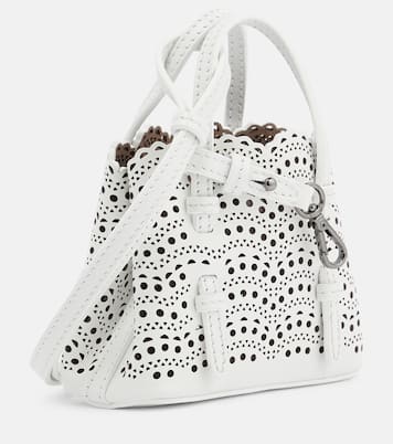 Borsa a tracolla Mina Mini in pelle | Alaïa