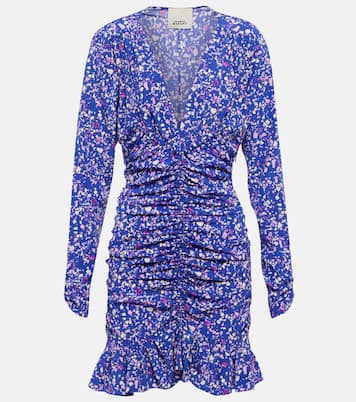 Vestido corto Lara en mezcla de seda | Isabel Marant