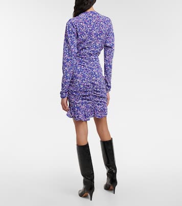 Vestido corto Lara en mezcla de seda | Isabel Marant