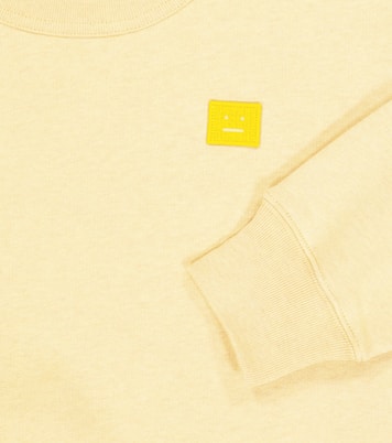 Face cotton jersey sweatshirt | Acne Studios Kids