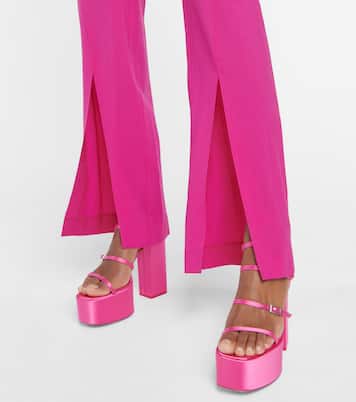 Jessica 130 satin platform sandals | Paris Texas