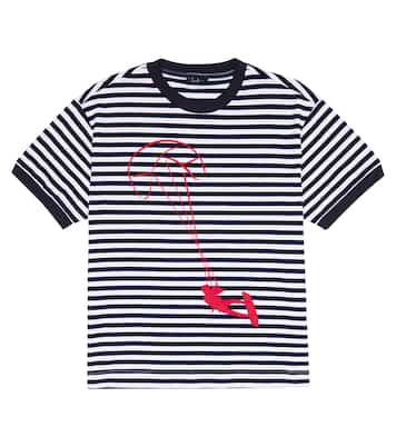 Printed cotton jersey T–shirt | Il Gufo