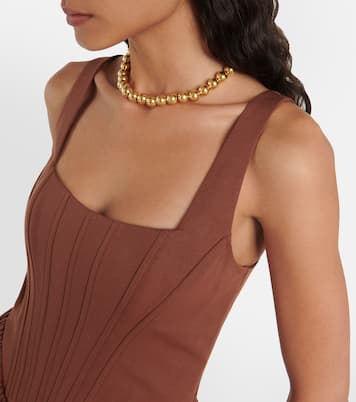 Landscape babydoll minidress | Staud