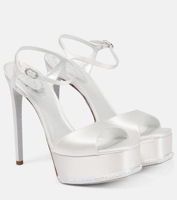 Bridal platform pumps | Rene Caovilla