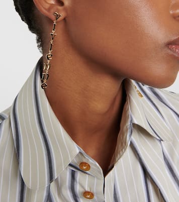 Orecchini pendenti Raimunda con logo | Vivienne Westwood