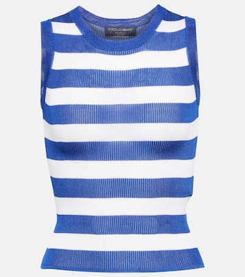 Portofino tank top de punto a rayas | Dolce&Gabbana