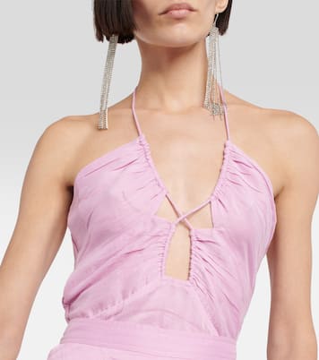 Top Becki de algodón y seda | Isabel Marant