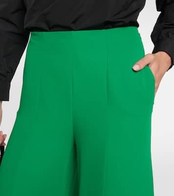Jupe-culotte à taille mi-haute en soie | Valentino