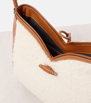 Vigo Medium shearling and leather shoulder bag | Isabel Marant