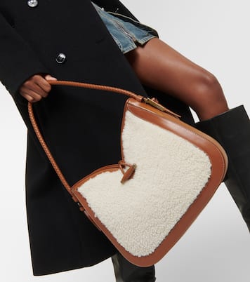 Vigo Medium shearling and leather shoulder bag | Isabel Marant