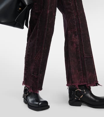 Jeans patchwork a vita larga e gamba larga | Acne Studios
