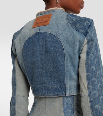  Regenerated Cropped Denim Jacket | Marine Serre