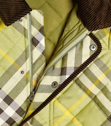 Veste Burberry Check en coton matelassé | Burberry Kids