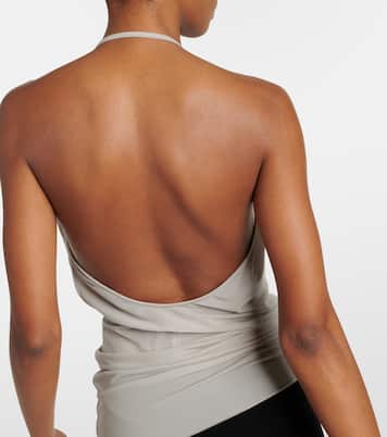 Draped cupro-blend tank top | Rick Owens