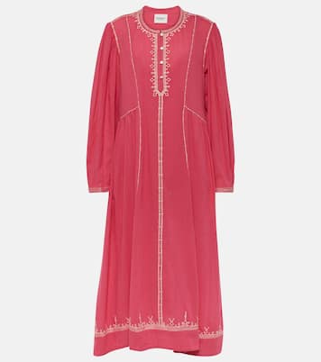 Vestido midi Pippa de algodón bordado | Marant Etoile
