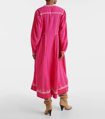 Vestido midi Pippa de algodón bordado | Marant Etoile