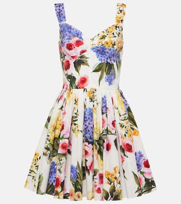 Minikleid aus einem Baumwollgemisch | Dolce&Gabbana