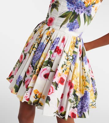 Minikleid aus einem Baumwollgemisch | Dolce&Gabbana