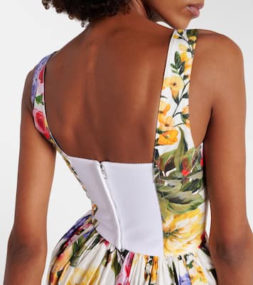 Minikleid aus einem Baumwollgemisch | Dolce&Gabbana