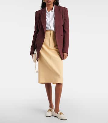 Falda tubo de lana virgen | Tod's