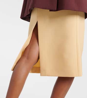 Falda tubo de lana virgen | Tod's