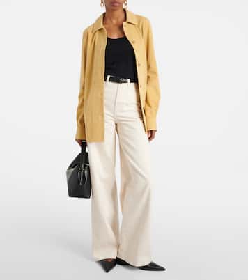Top in jersey di cotone a coste | Toteme