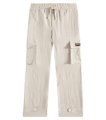 Cargohose aus Leinen | Dolce&Gabbana Kids