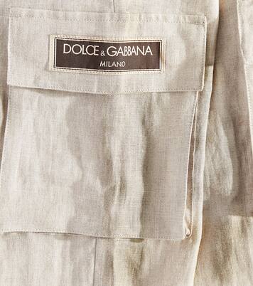 Cargohose aus Leinen | Dolce&Gabbana Kids