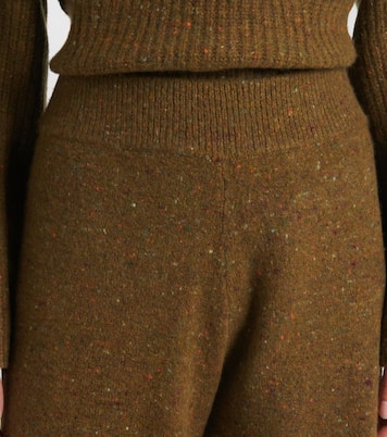 Pantalon ample en laine et cachemire mélangés | CO