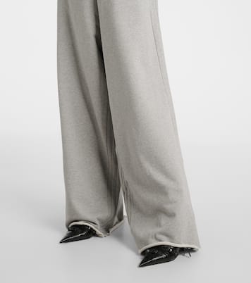 Oversized cotton-blend jersey sweatpants | Vetements
