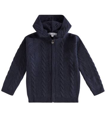Cardigan in misto lana a trecce | Tartine et Chocolat