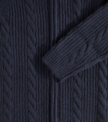 Cardigan in misto lana a trecce | Tartine et Chocolat