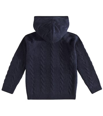 Cardigan in misto lana a trecce | Tartine et Chocolat