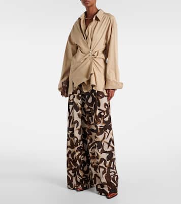 Weite High-Rise-Hose | Dries Van Noten