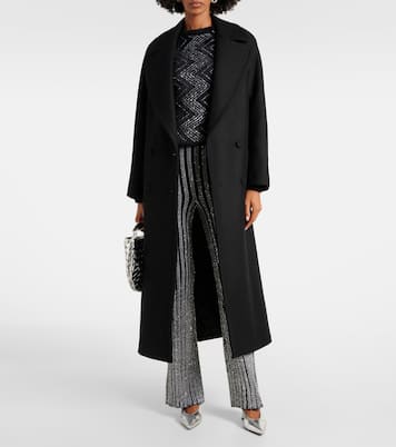 Pullover in maglia lamé a zig-zag | Missoni
