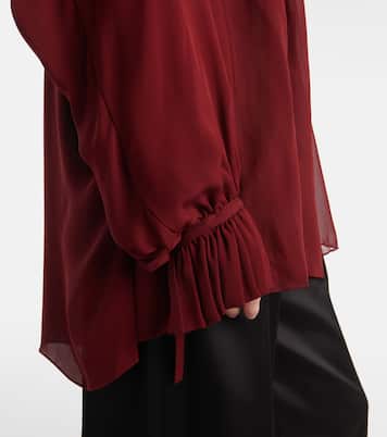 Blusa Ceelo in seta trasparente | Khaite