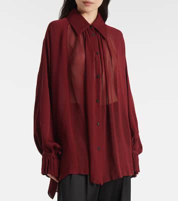 Blusa Ceelo in seta trasparente | Khaite